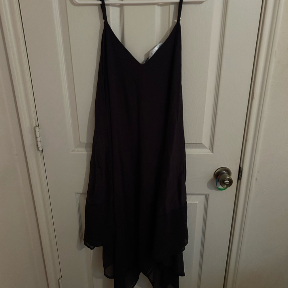 Tommy Bahama Cotton Modal Scarf Dress Cover Up Navy Midi